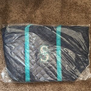 Seattle Mariners Navy and Teal Quilted Tote Bag